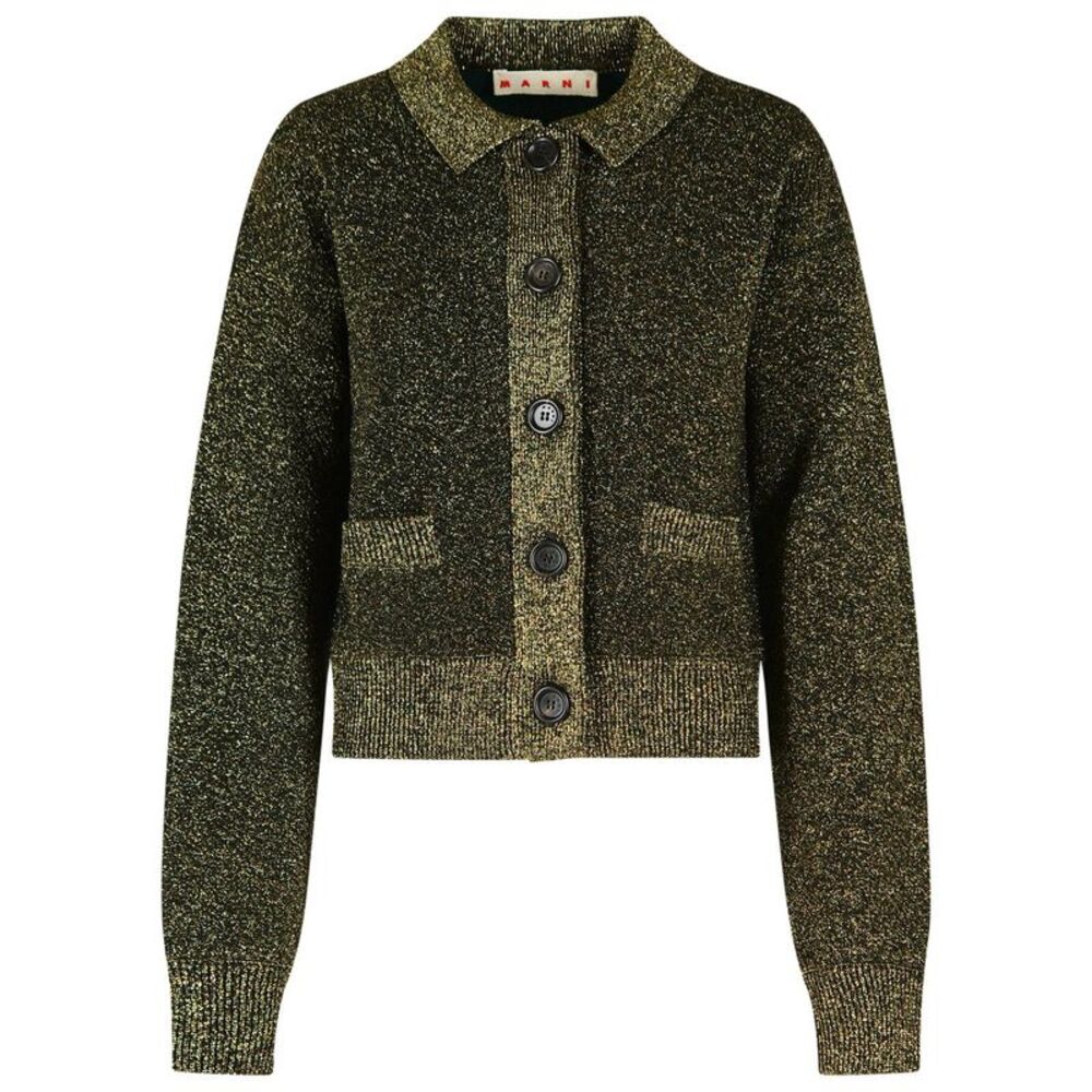 Marni Black Wool Cardigan Women